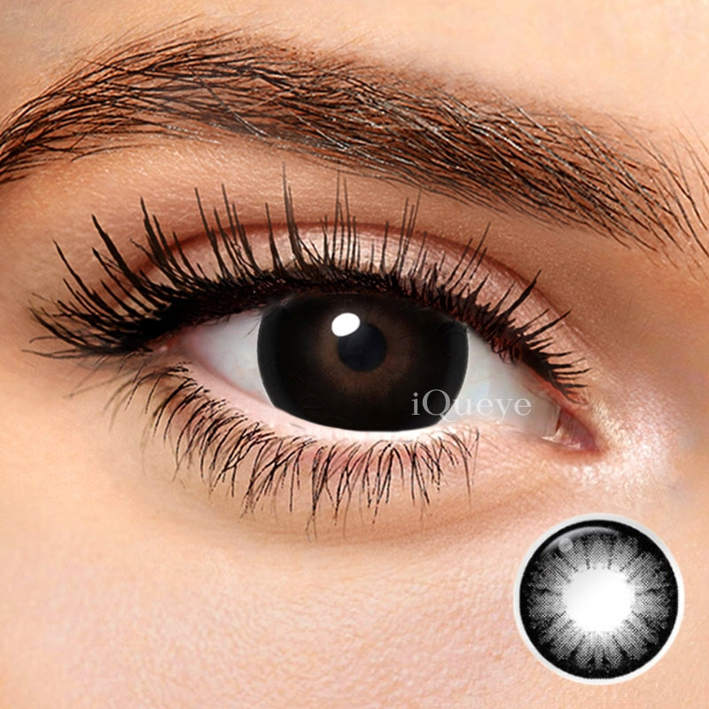 Supersize Black Prescription 6 Months Colored Contacts