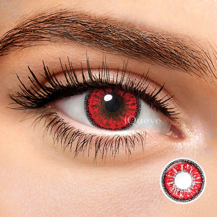 EOS Dolly Red Non-Prescription Yearly Cosplay Contacts