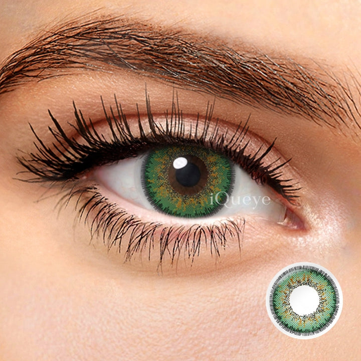 Envy Green Non-Prescription Yearly Cosplay Contacts