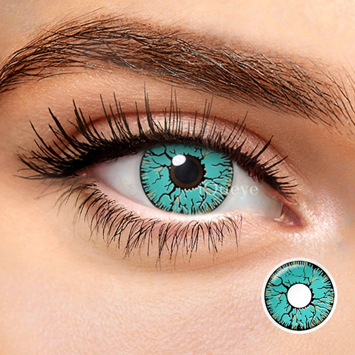 Green Crack Non-Prescription Yearly Cosplay Contacts