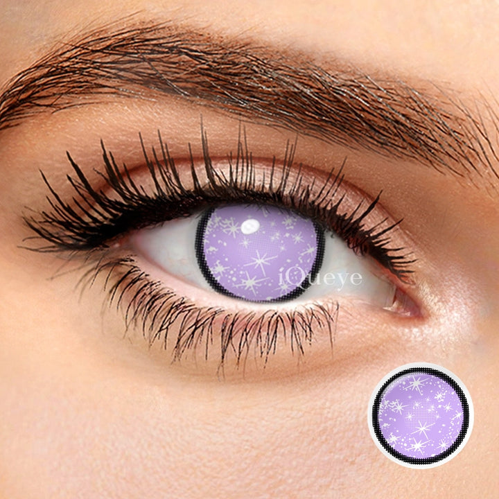 Kokomi Violet Galaxy Non-Prescription Yearly Cosplay Contacts