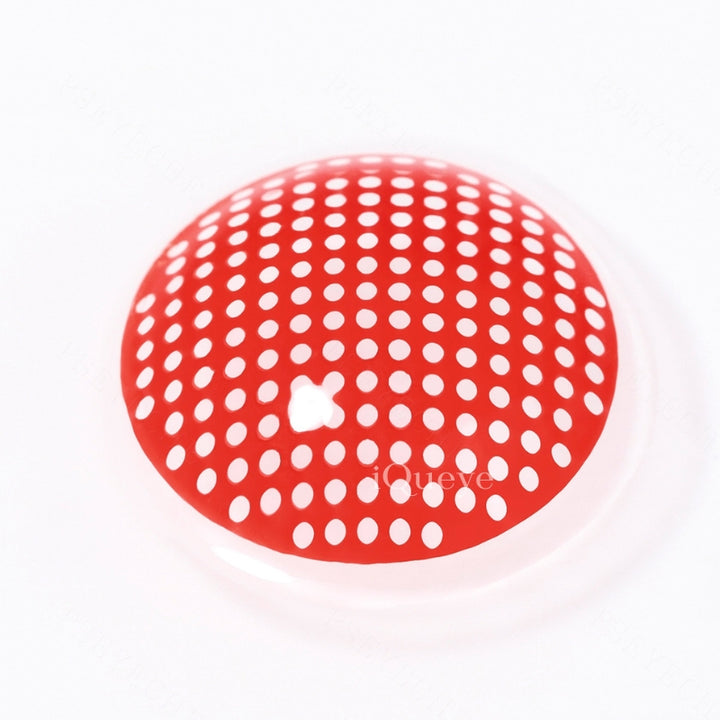 Red Mesh Non-Prescription Yearly Cosplay Contacts