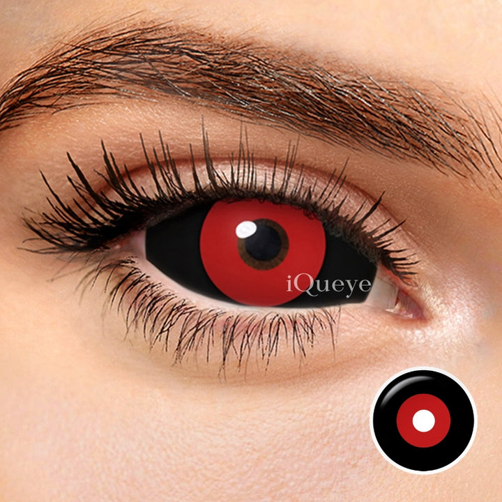 Tokyo Ghoul Black And Red Sclera Non-Prescription Yearly Cosplay Contacts