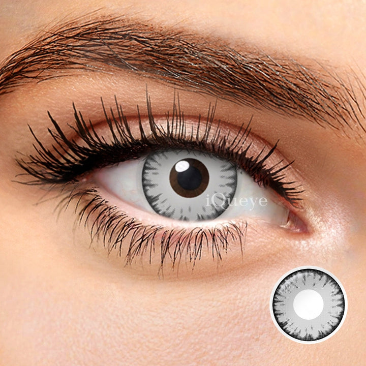 Twilight Vampire Light Gray Non-Prescription Yearly Cosplay Contacts