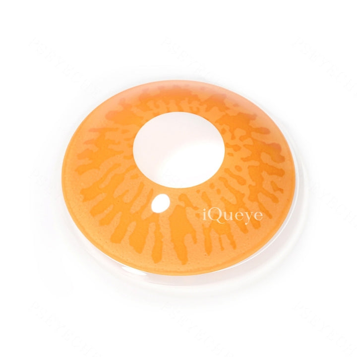 Werewolf Flame Orange Non-Prescription Yearly Cosplay Contacts